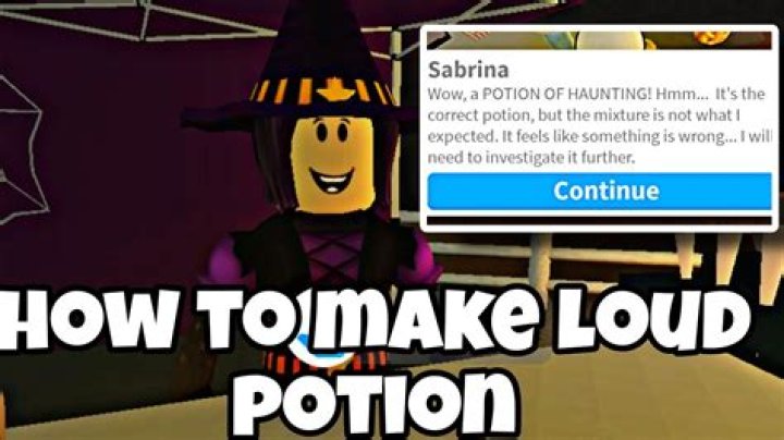 How to Make Loud Potion in Bloxburg - SarkariResult